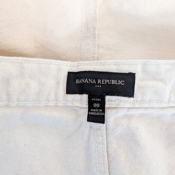 White‎ A-Line Denim Midi Skirt - Size 00P - Picture 5 of 7